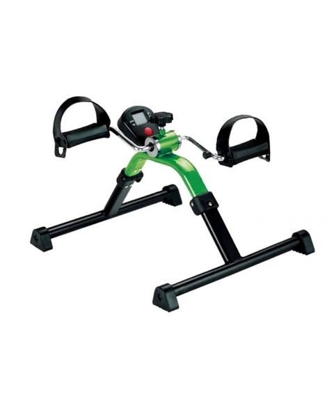 digital pedaltrener for armer og ben, motstandsstyrke kan justeres. grønn